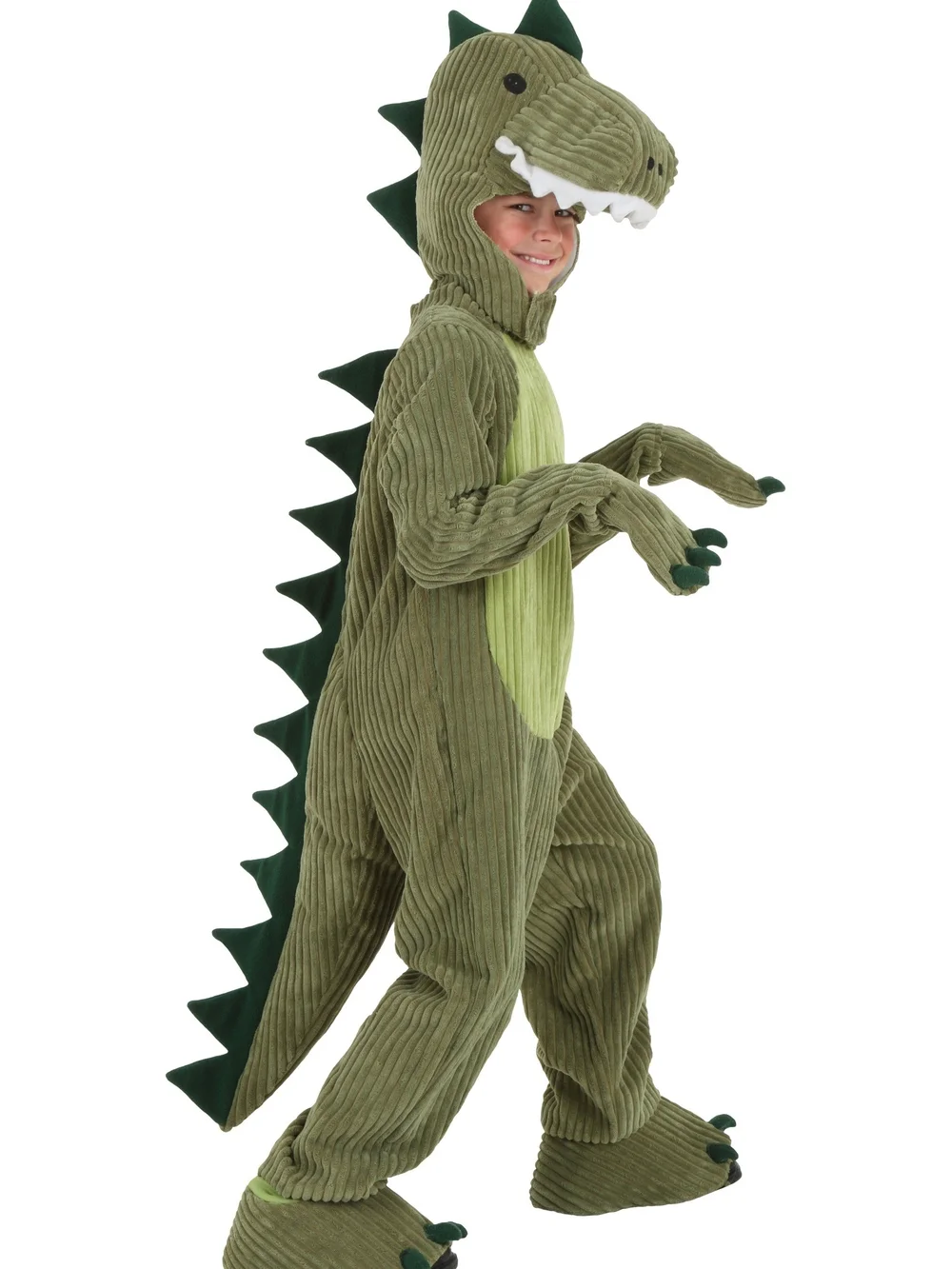 Kids Green Dinosaur Costume - Halloween Costumes - Kids XS